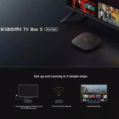 Xiaomi Mi TV Box S 3rd Generation – 4K Ultra HD Streaming Media Player
